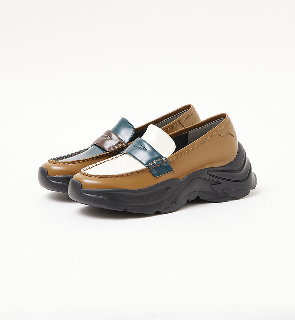 AU BANNISTER「ローファーモチーフスニーカー」|ローファー|