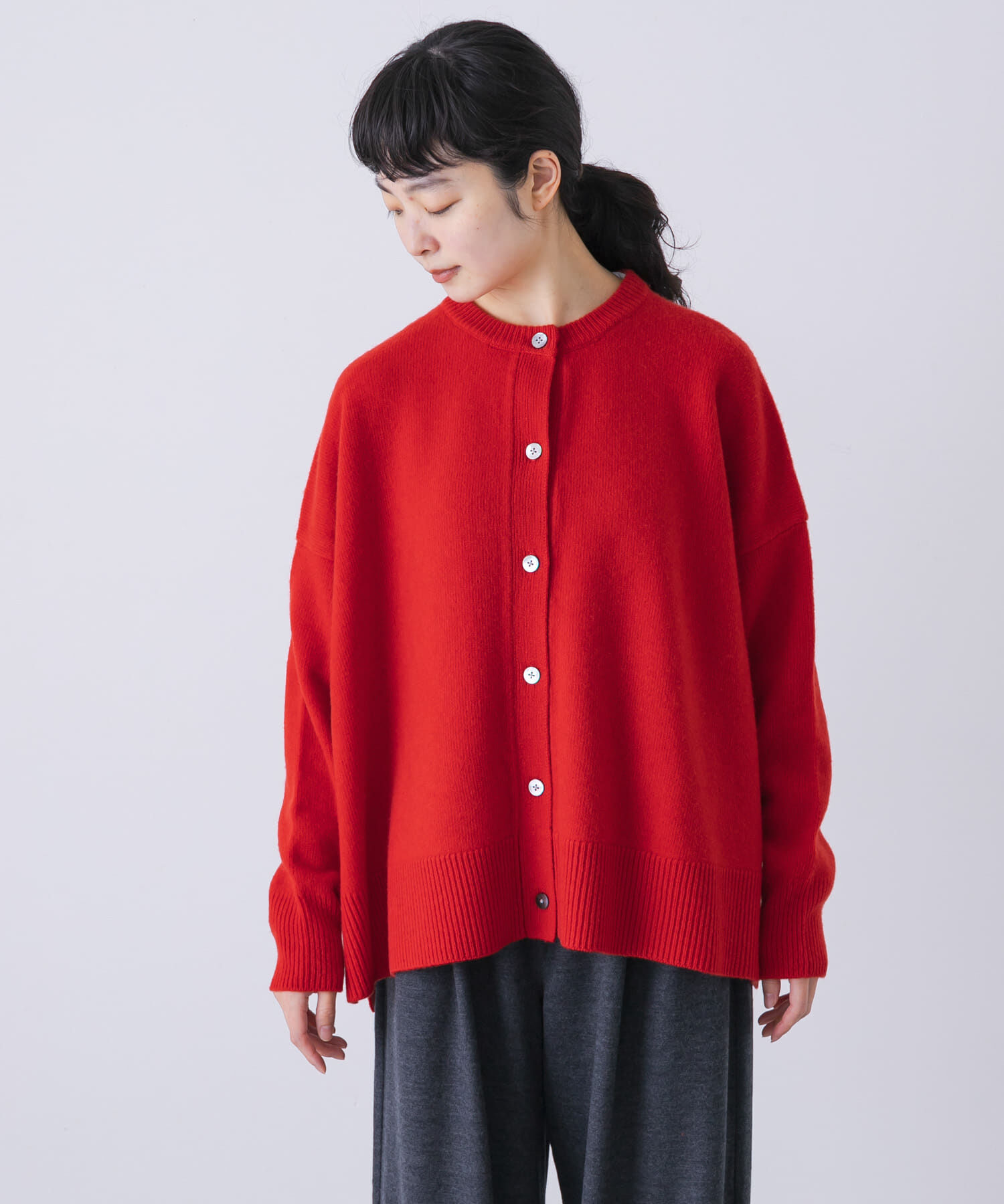 ハミルトンクルーネックカーディガン（かぐれ）｜ルミネのファッション