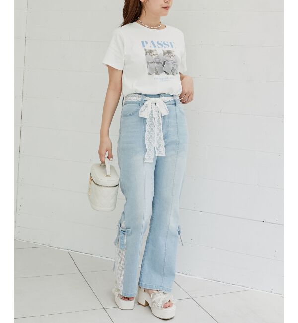  「リボンネコチャンTシャツ」|Tシャツ・カットソー|