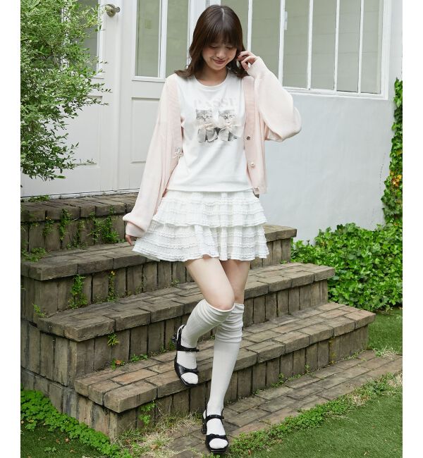  「リボンネコチャンTシャツ」|Tシャツ・カットソー|