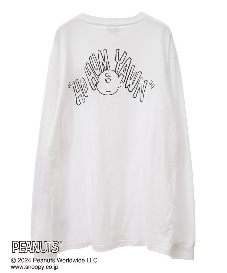 Green Parks「■PEANUTS ワッペンロンT」|Tシャツ・カットソー|