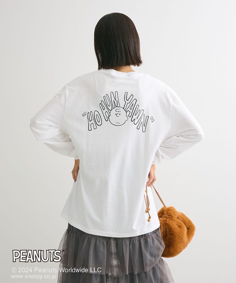 Green Parks「■PEANUTS ワッペンロンT」|Tシャツ・カットソー|