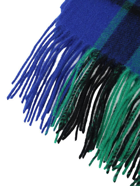 YECCA VECCA「ウォッシャブルウールチェックストール」|ストール|