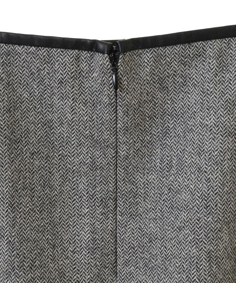 YECCA VECCA「ツイードパイピングスカート」|タイト|