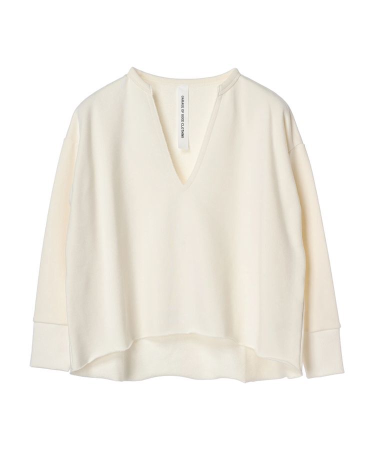 GARAGE OF GOOD CLOTHING「Vネック裾切りっぱなしプルオーバー」|Tシャツ・カットソー|