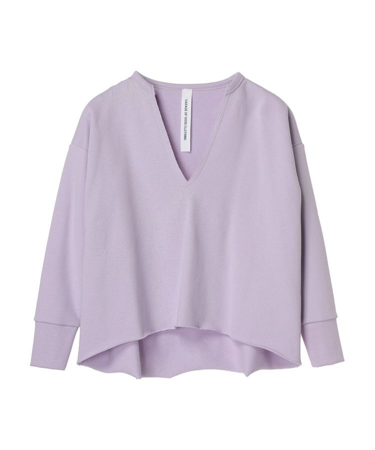 GARAGE OF GOOD CLOTHING「Vネック裾切りっぱなしプルオーバー」|Tシャツ・カットソー|