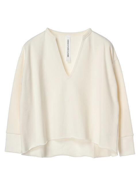 GARAGE OF GOOD CLOTHING「Vネック裾切りっぱなしプルオーバー」|Tシャツ・カットソー|