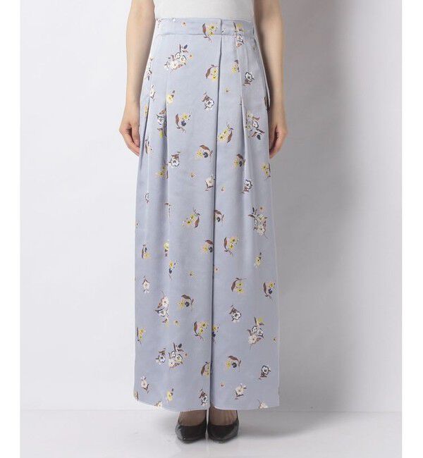 LOULOU WILLOUGHBY「《WEB LIMITED》【LOULOU WILLOUGHBY】ヴィンテージフラワーアシンメトリーパンツ」|その他|