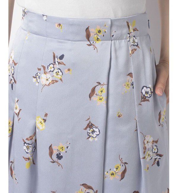 LOULOU WILLOUGHBY「《WEB LIMITED》【LOULOU WILLOUGHBY】ヴィンテージフラワーアシンメトリーパンツ」|その他|