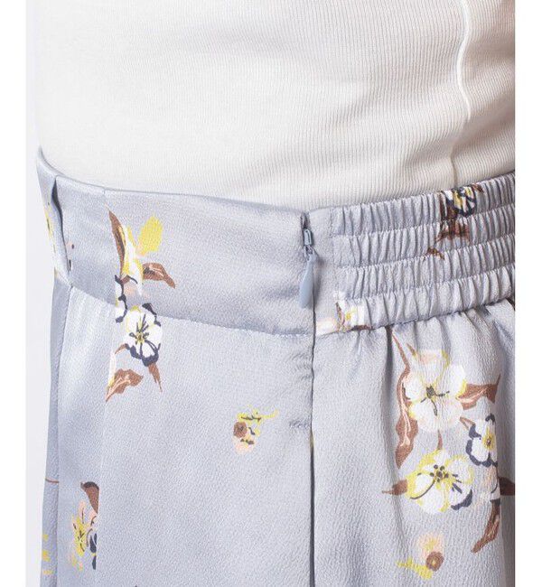 LOULOU WILLOUGHBY「《WEB LIMITED》【LOULOU WILLOUGHBY】ヴィンテージフラワーアシンメトリーパンツ」|その他|