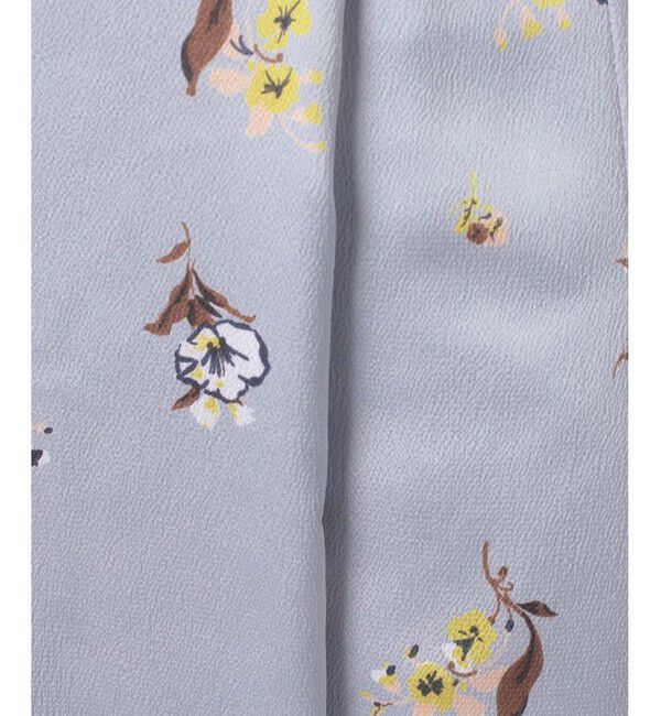 LOULOU WILLOUGHBY「《WEB LIMITED》【LOULOU WILLOUGHBY】ヴィンテージフラワーアシンメトリーパンツ」|その他|