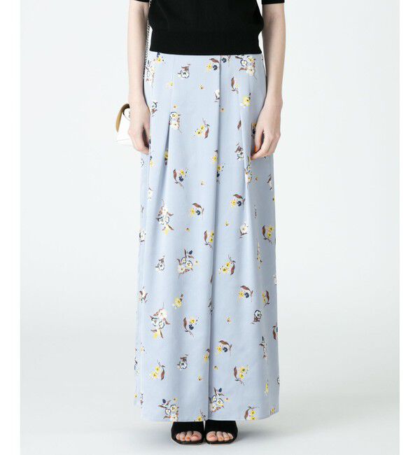 LOULOU WILLOUGHBY「《WEB LIMITED》【LOULOU WILLOUGHBY】ヴィンテージフラワーアシンメトリーパンツ」|その他|