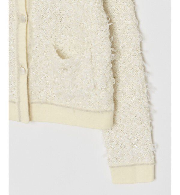 LOULOU WILLOUGHBY「【LOULOU WILLOUGHBY】MIX TWEEDカーディガン」|カーディガン|