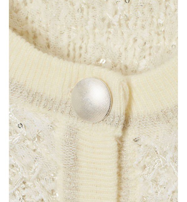 LOULOU WILLOUGHBY「【LOULOU WILLOUGHBY】MIX TWEEDカーディガン」|カーディガン|