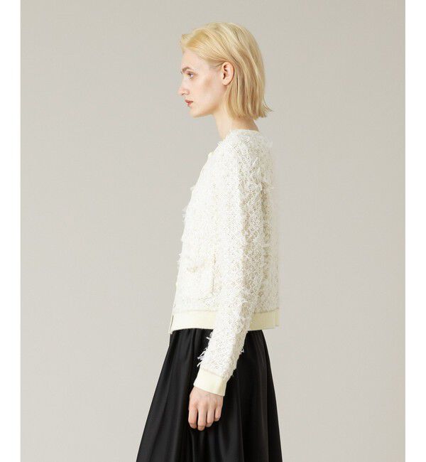 LOULOU WILLOUGHBY「【LOULOU WILLOUGHBY】MIX TWEEDカーディガン」|カーディガン|