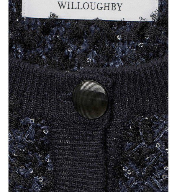 LOULOU WILLOUGHBY「【LOULOU WILLOUGHBY】MIX TWEEDカーディガン」|カーディガン|