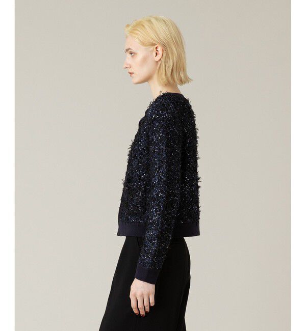 LOULOU WILLOUGHBY「【LOULOU WILLOUGHBY】MIX TWEEDカーディガン」|カーディガン|