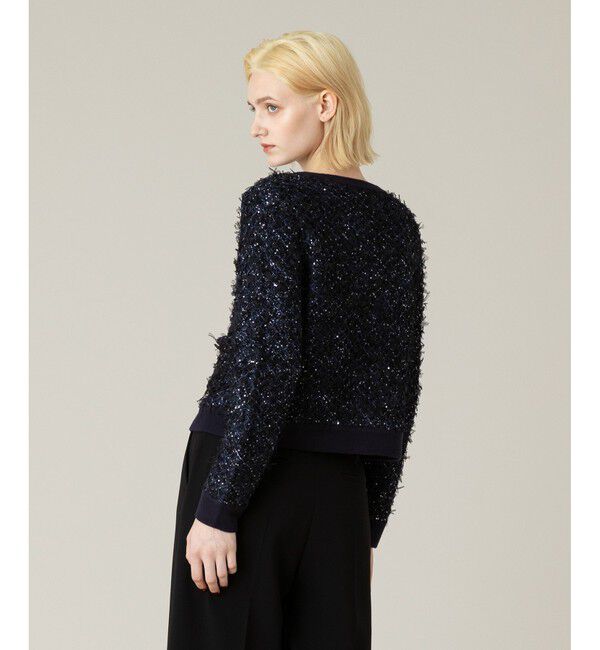 LOULOU WILLOUGHBY「【LOULOU WILLOUGHBY】MIX TWEEDカーディガン」|カーディガン|