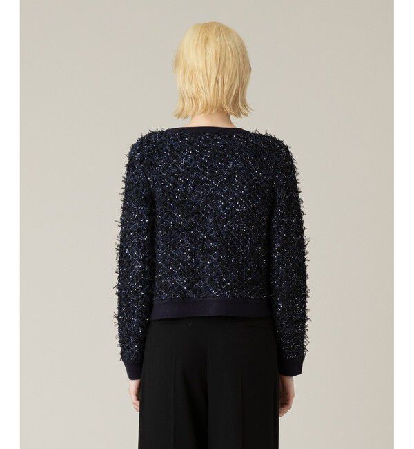 LOULOU WILLOUGHBY「【LOULOU WILLOUGHBY】MIX TWEEDカーディガン」|カーディガン|