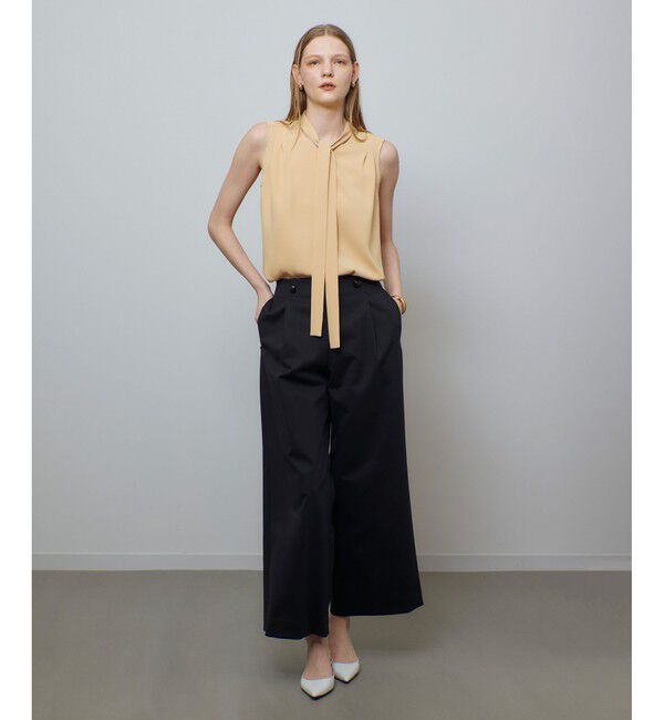 allureville「マットサテンボウタイブラウス」|シャツ・ブラウス|