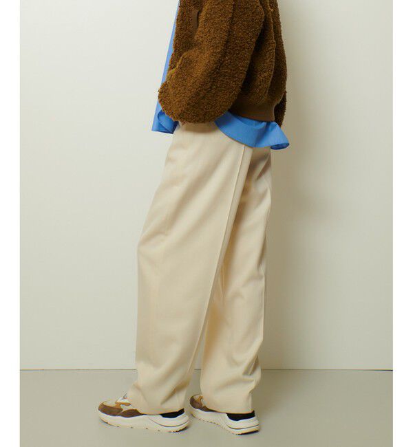 allureville「ドライウールカーブライントラウザー」|チノ|