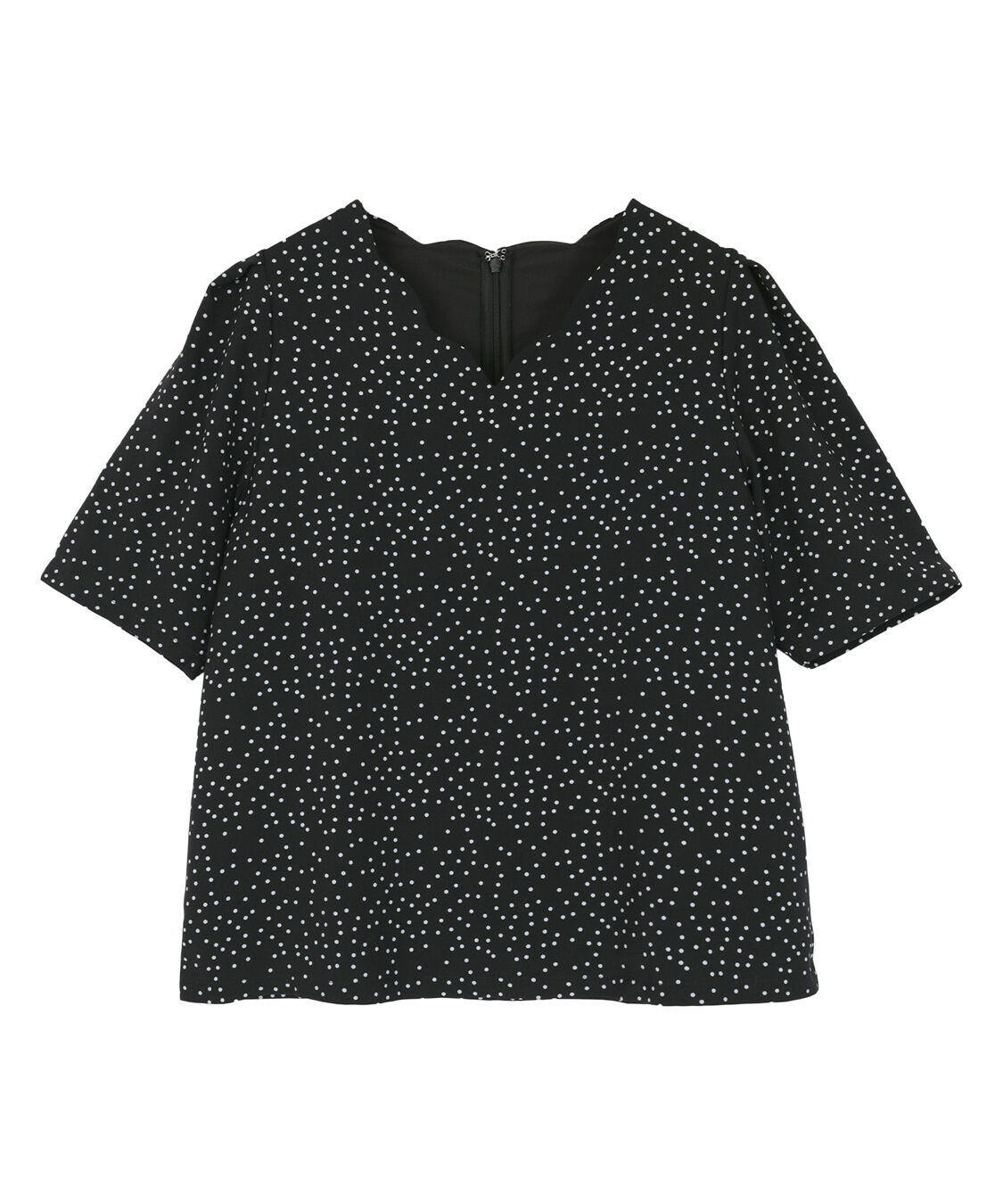 ur's「Vネックスカラップタックスリーブトップス」|Tシャツ・カットソー|