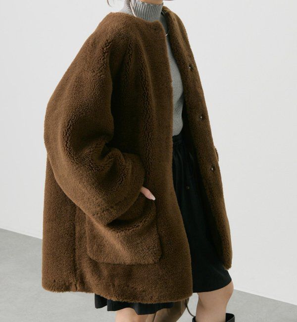 リサイクルボアノーカラーコート｜ルミネのファッション通販アイルミネ