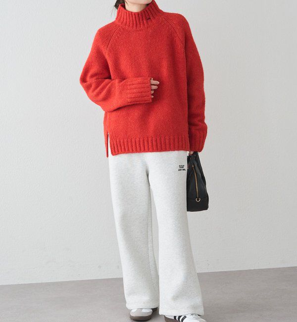  「アルパカ混ハイネックニットプルオーバー」|キャミソール|