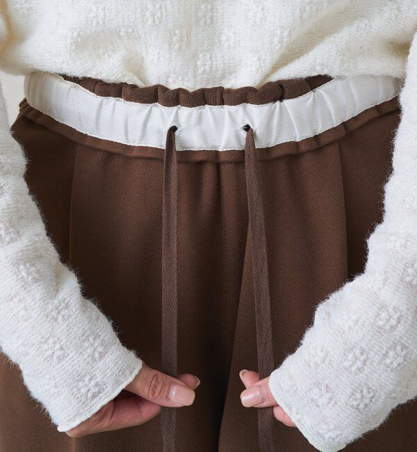  「ストレッチ起毛コクーンパンツ」|その他|