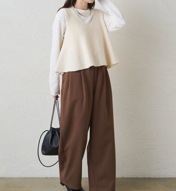  「ストレッチ起毛コクーンパンツ」|その他|