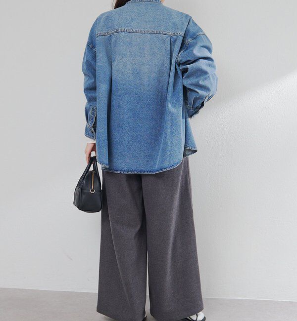  「ストレッチ起毛タックスラックスパンツ」|その他|