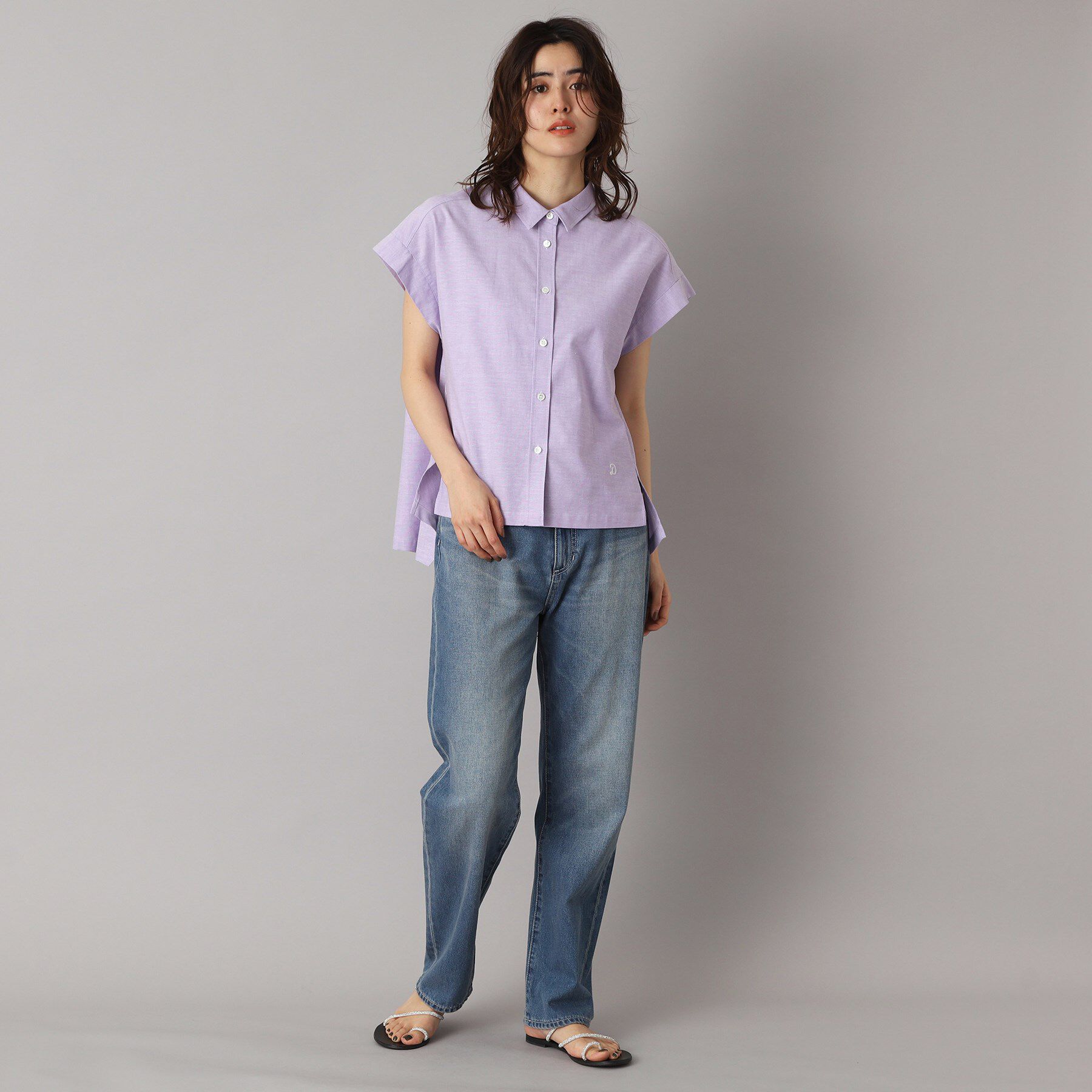 DRESSTERIOR「【日本製/コットン100％】バックフレアオックスシャツ」|シャツ・ブラウス|