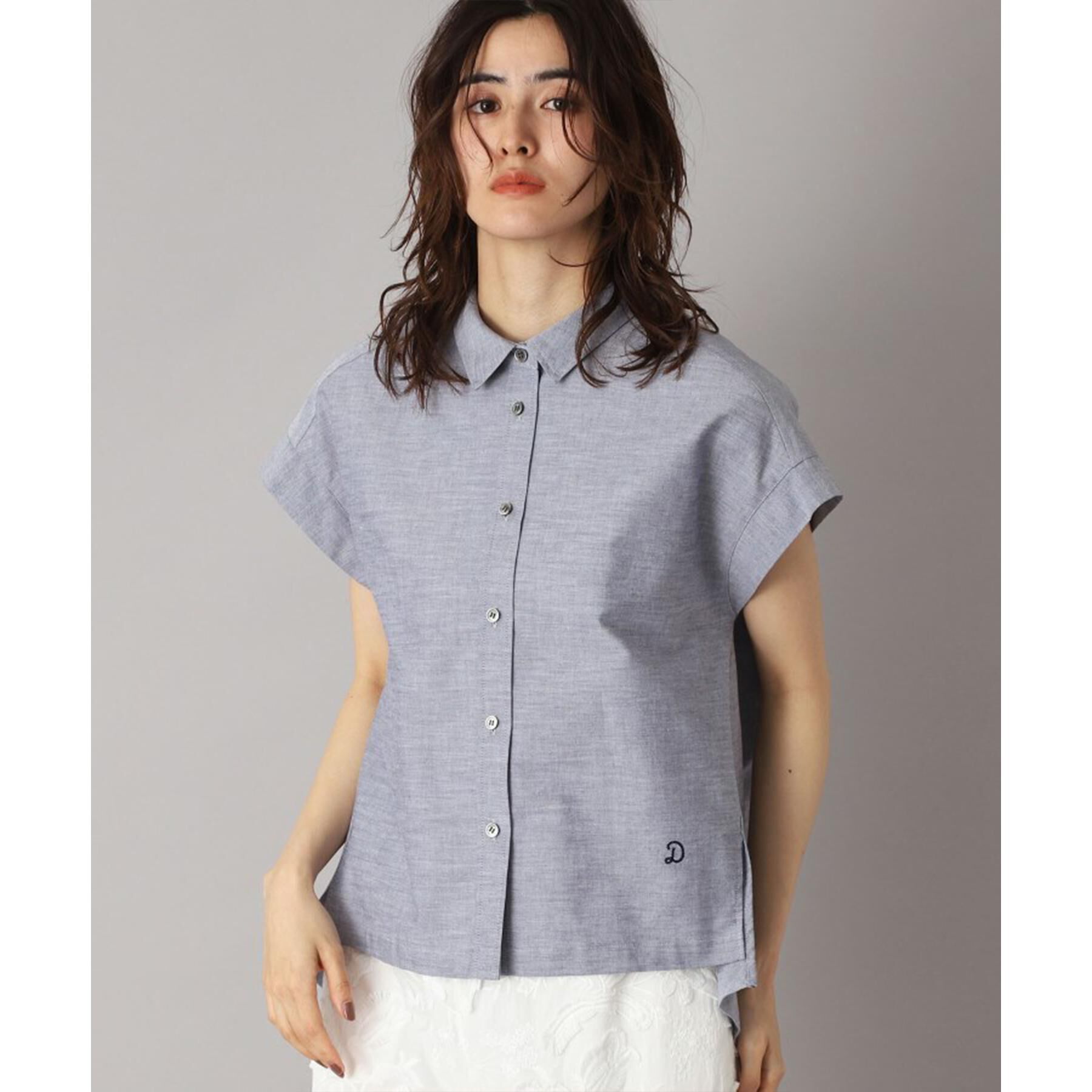 DRESSTERIOR「【日本製/コットン100％】バックフレアオックスシャツ」|シャツ・ブラウス|