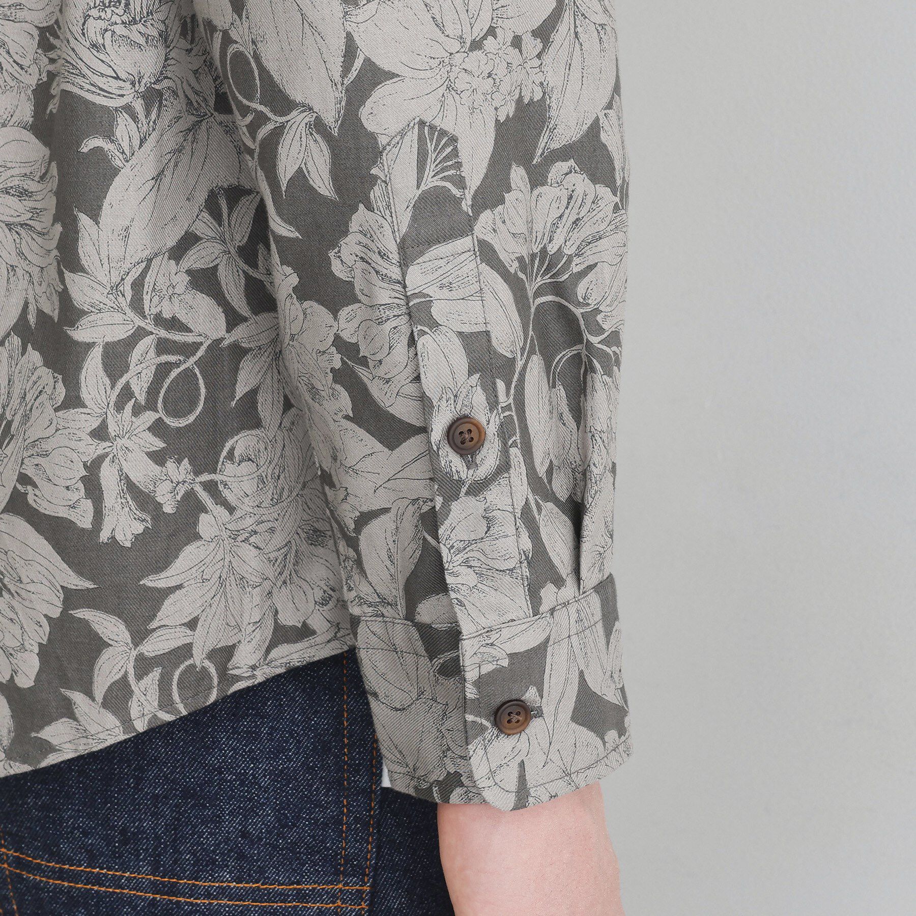 TAKEO KIKUCHI「【LIMITED】フラワープリント長袖シャツ」|シャツ・ブラウス|