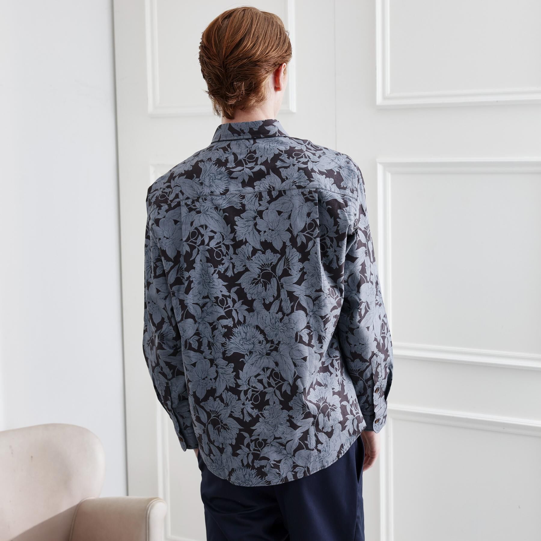 TAKEO KIKUCHI「【LIMITED】フラワープリント長袖シャツ」|シャツ・ブラウス|