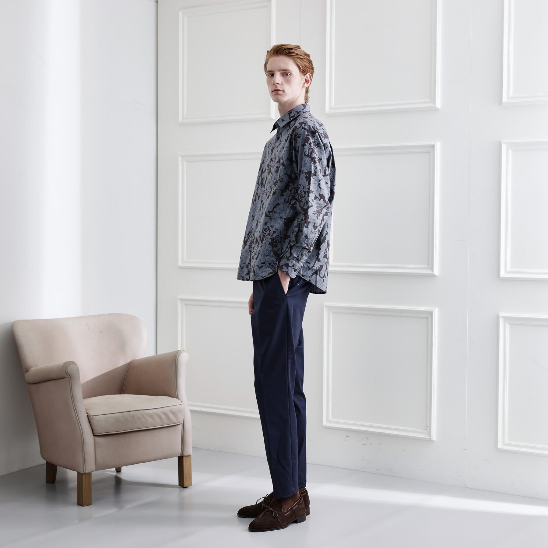 TAKEO KIKUCHI「【LIMITED】フラワープリント長袖シャツ」|シャツ・ブラウス|