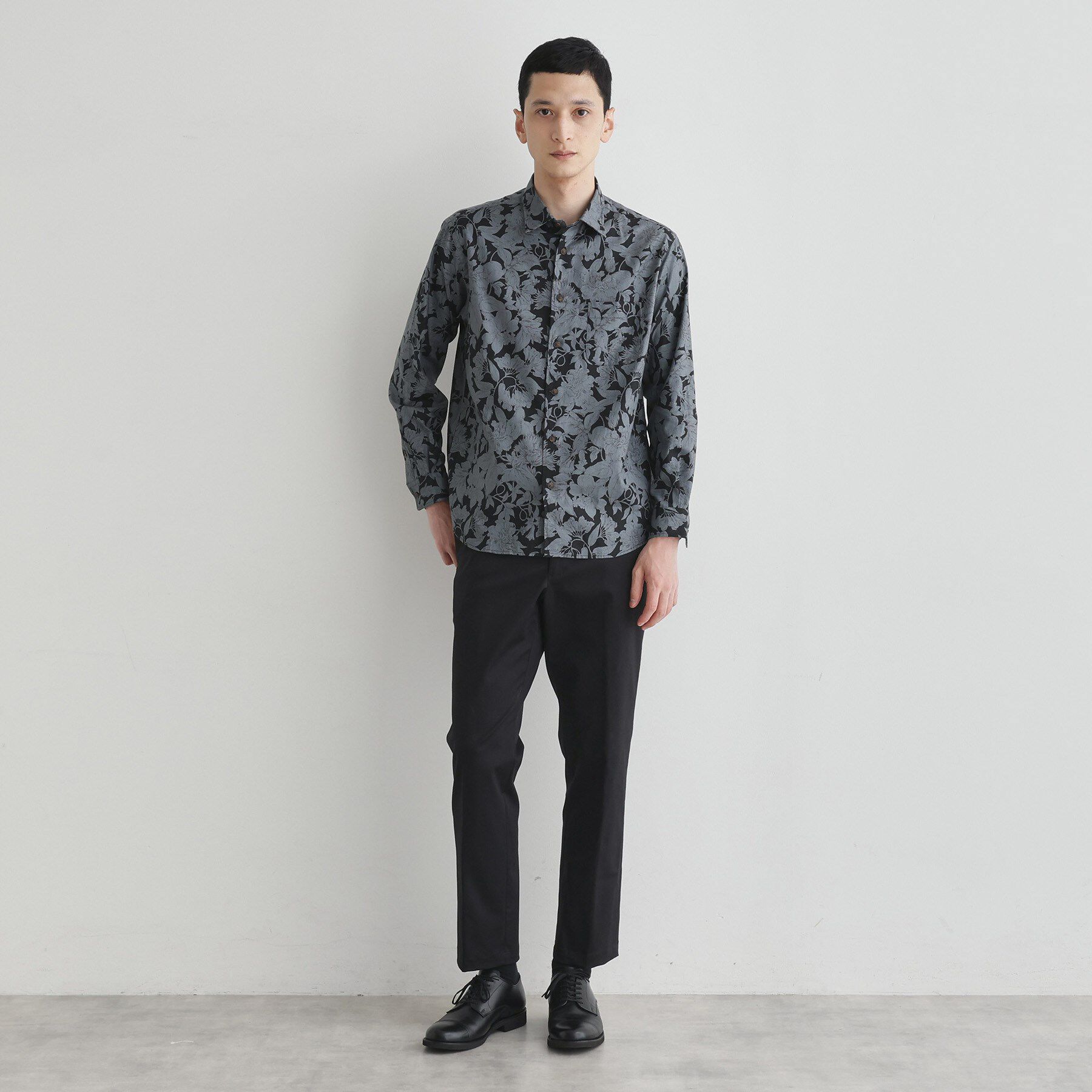 TAKEO KIKUCHI「【LIMITED】フラワープリント長袖シャツ」|シャツ・ブラウス|