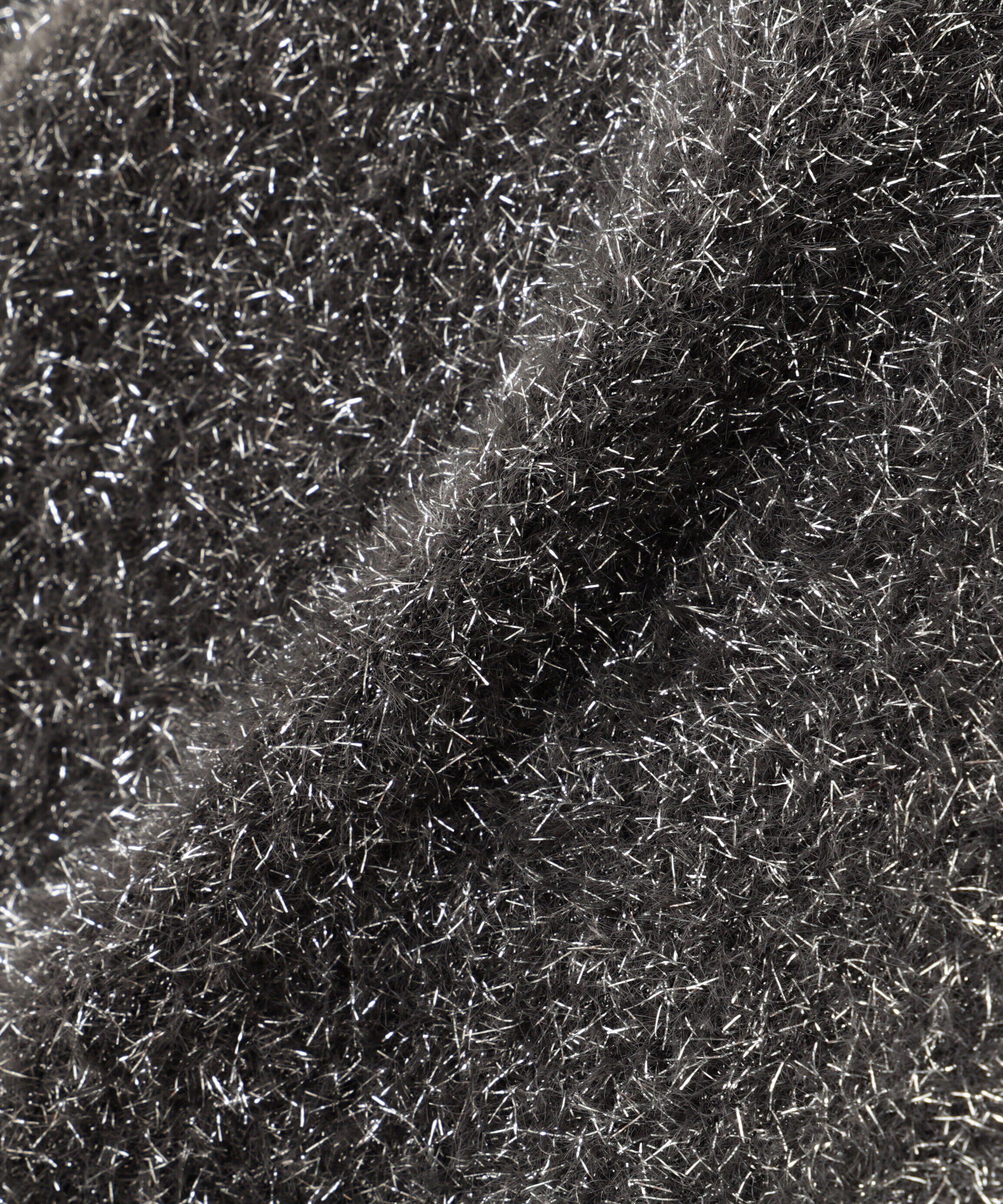  「ラメ接結クロップドニットブルゾン　24AW」|ニット・セーター|