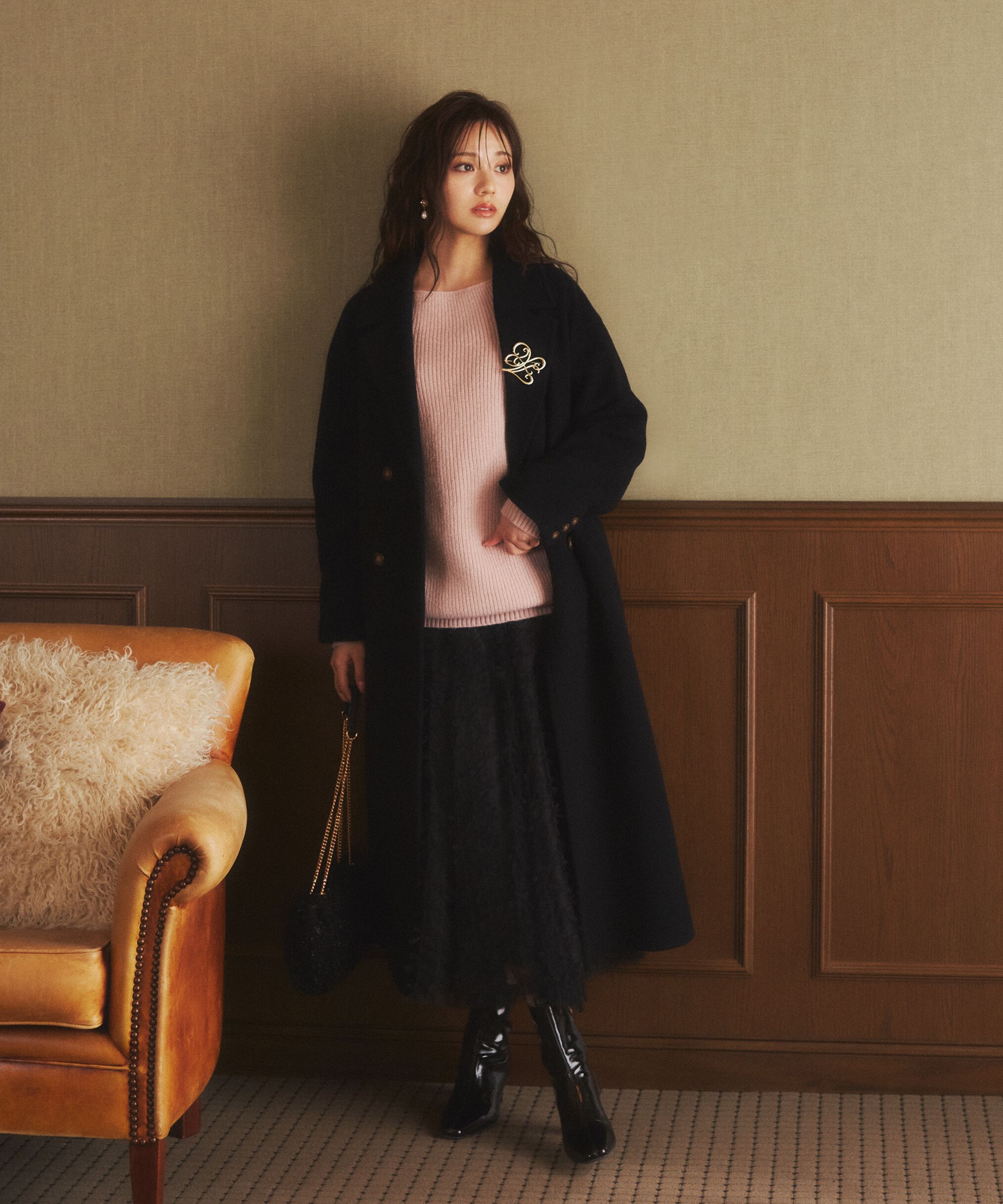 PROPORTION BODY DRESSING「レースアップチュールスカート」|スカート|