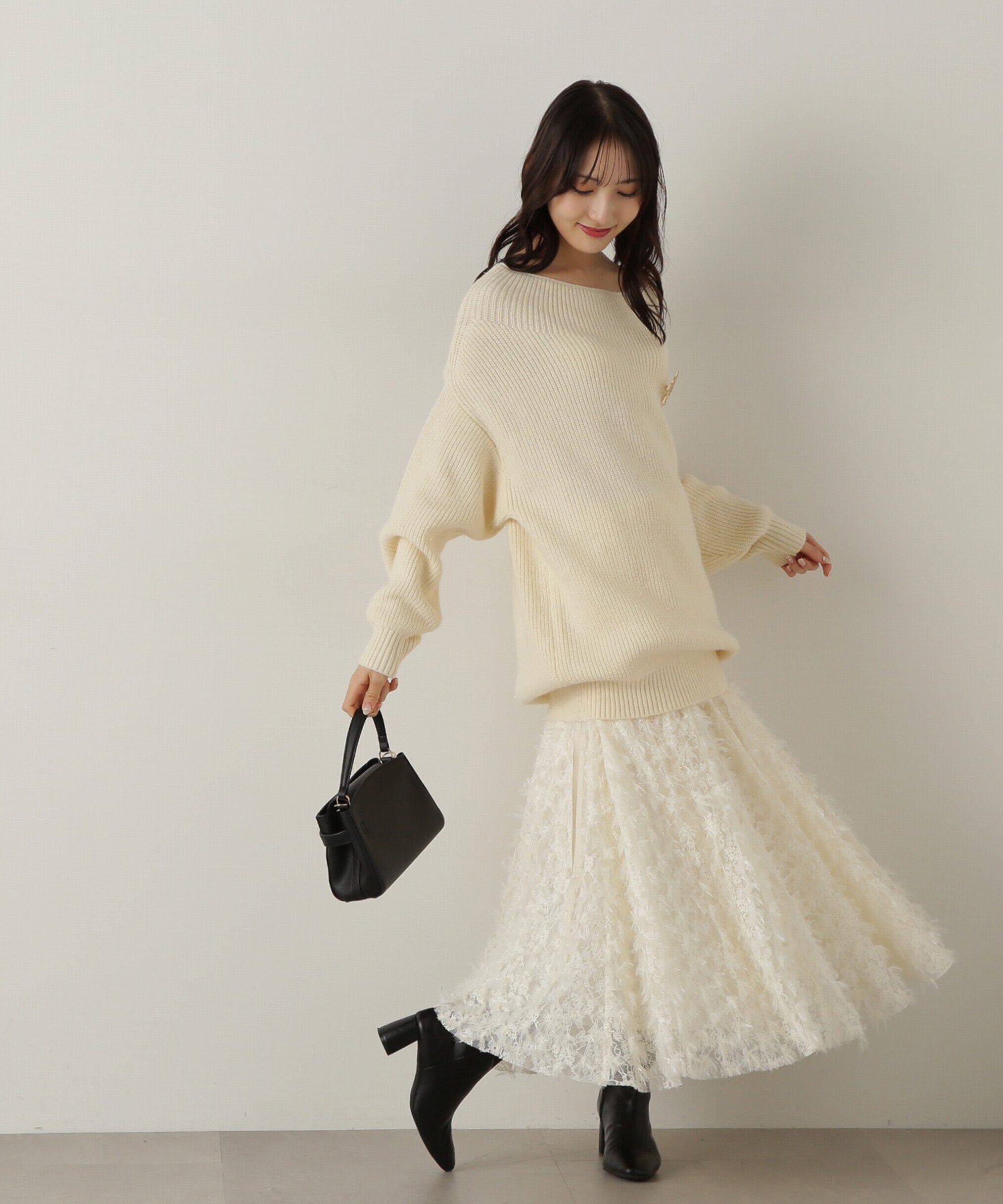 PROPORTION BODY DRESSING「レースアップチュールスカート」|スカート|