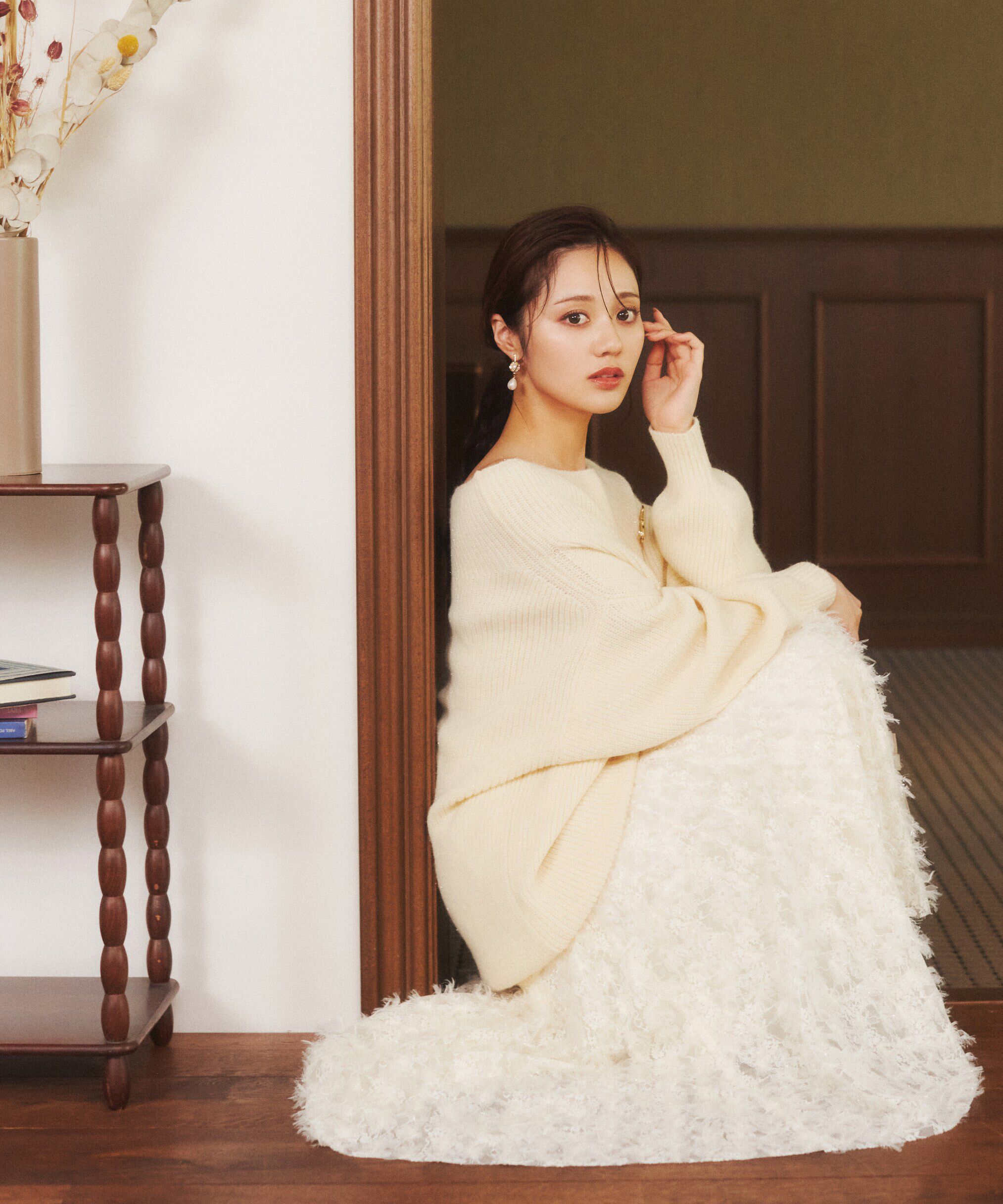 PROPORTION BODY DRESSING「レースアップチュールスカート」|スカート|