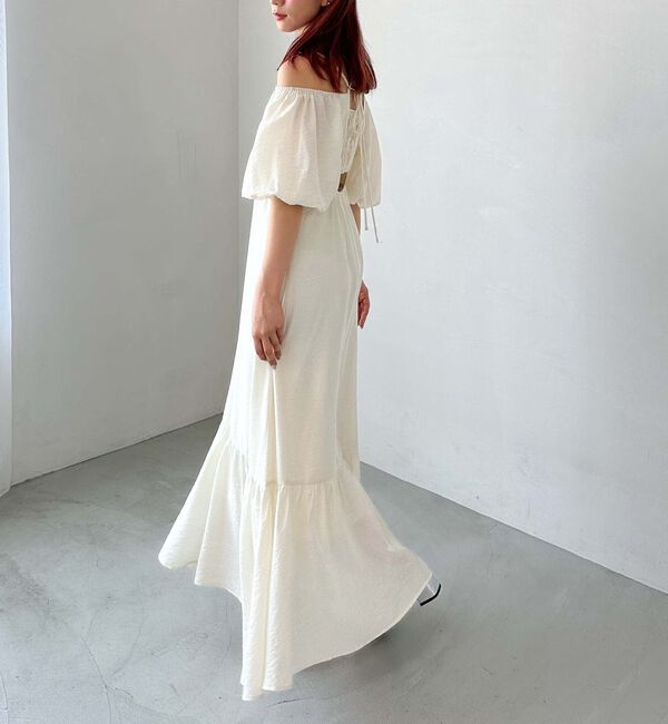 archives「オフショルティアードワンピース」|ワンピース|