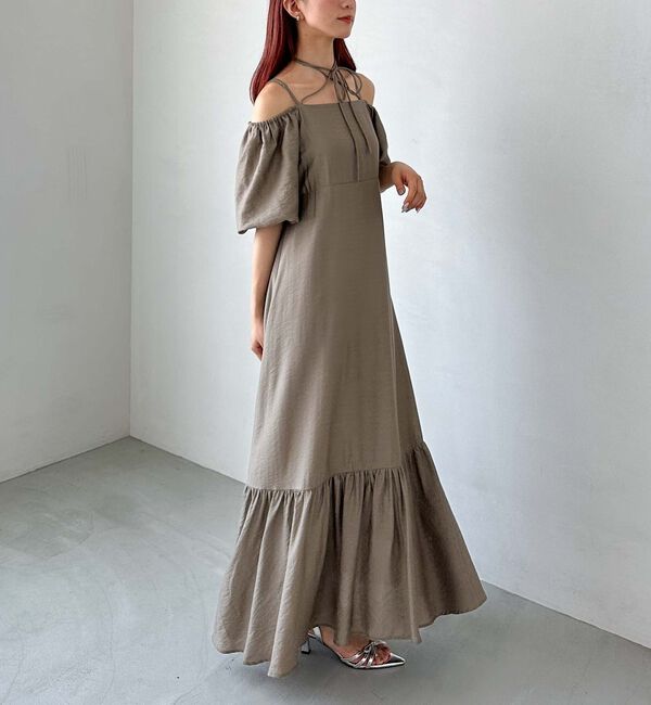 archives「オフショルティアードワンピース」|ワンピース|