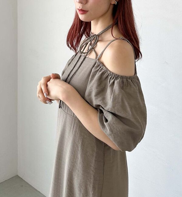 archives「オフショルティアードワンピース」|ワンピース|