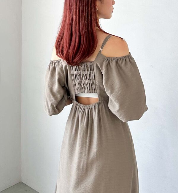 archives「オフショルティアードワンピース」|ワンピース|