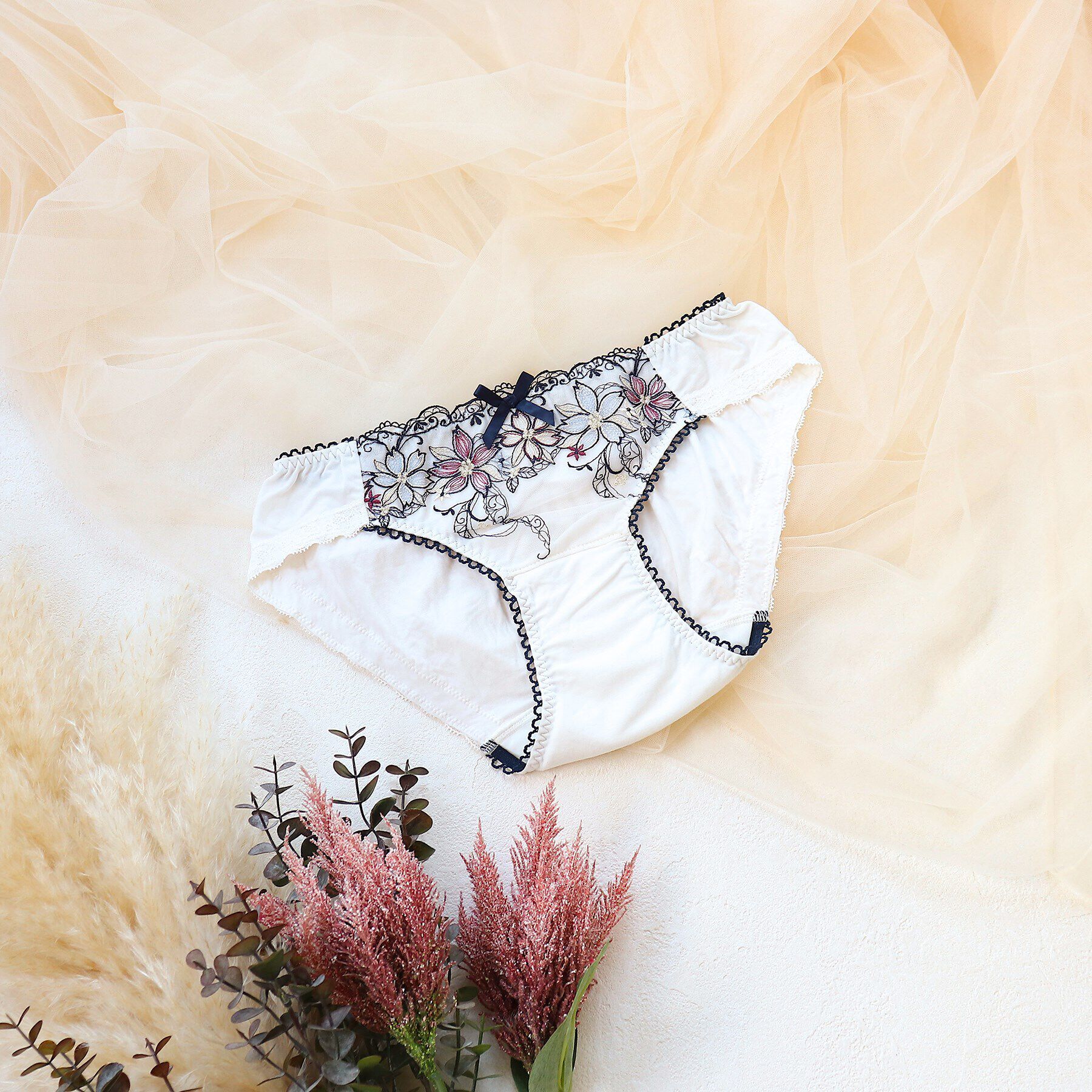 Risa Magli「メイヤ サニタリーショーツ」|インナー|ネイビー(093)