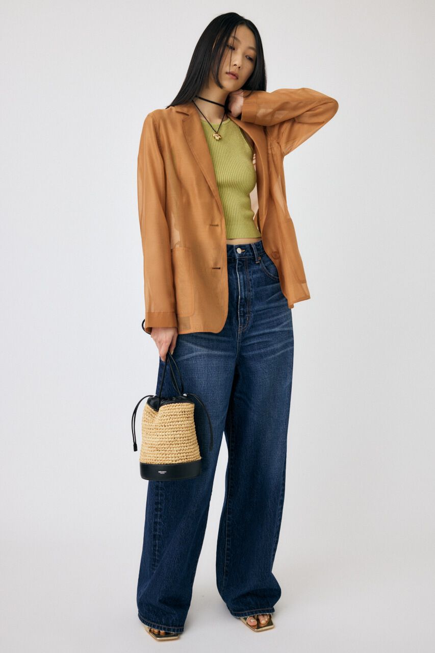 MOUSSY「RAFFIA BUCKET バッグ」|その他|