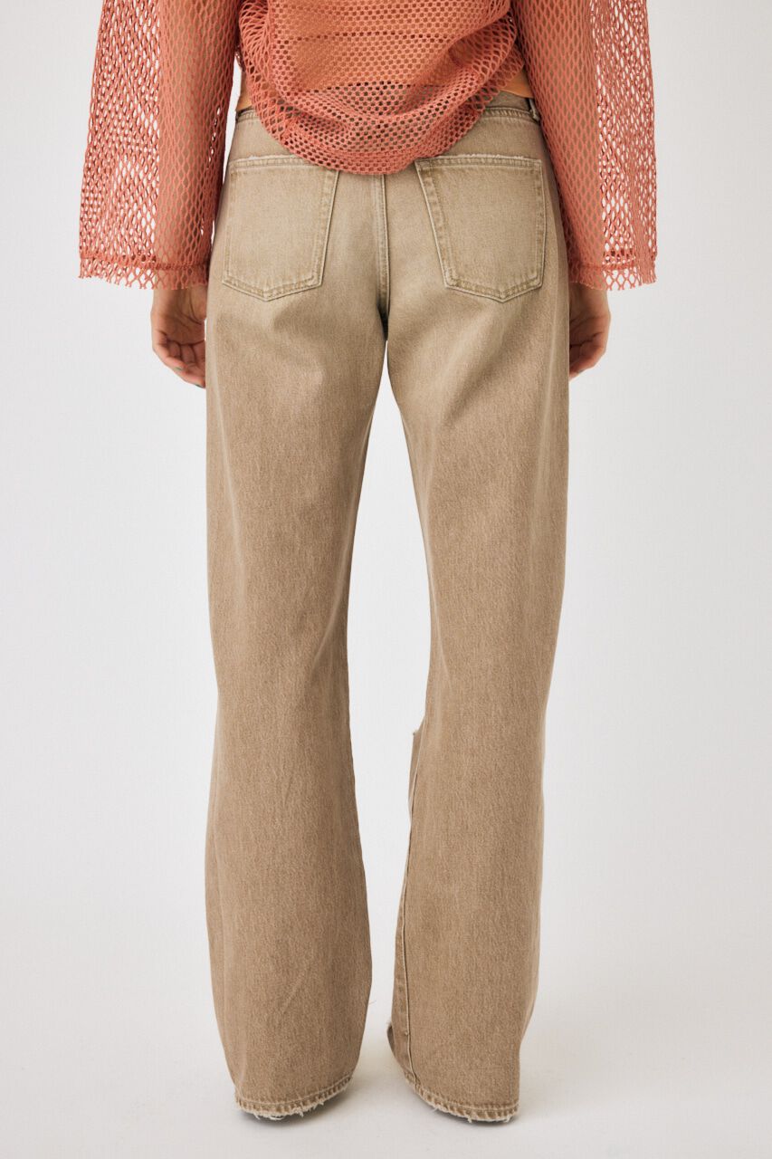 MOUSSY「HIGH DAMAGED STRAIGHT」|デニム|