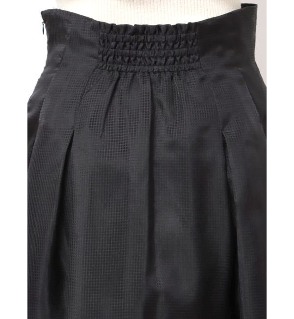 ELENDEEK「【FUJIKO&times;ELENDEEK】2WAY SHEER CHECK FLARED SK」|スカート|