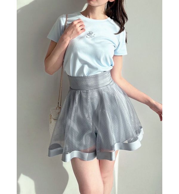 RESEXXY「ロゴストーンTシャツ」|Tシャツ・カットソー|ブルー